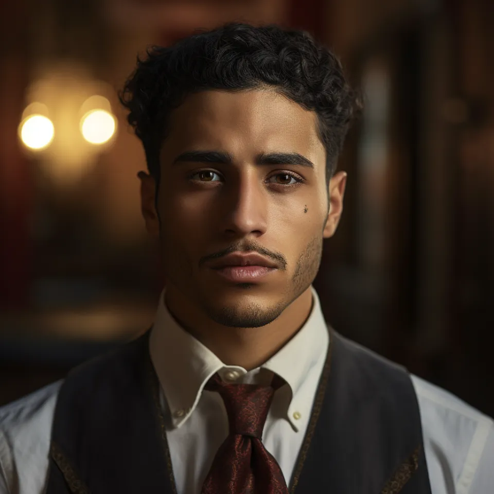 Studente italiano concentrato